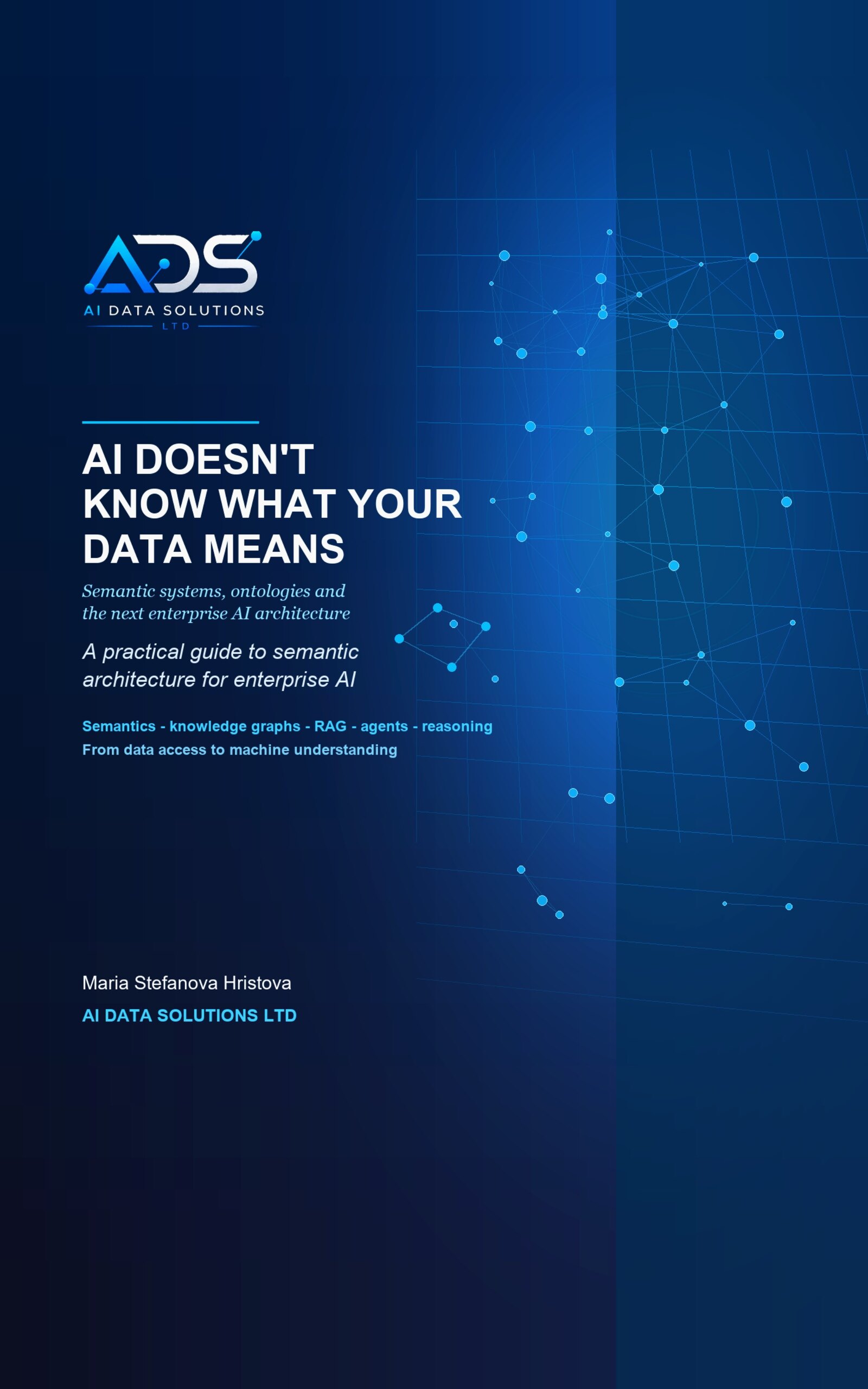 Cover of AI Doesn’t Know What Your Data Means by Maria Stefanova Hristova